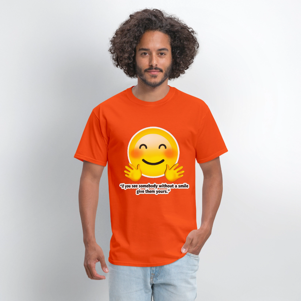 Give a smile - orange