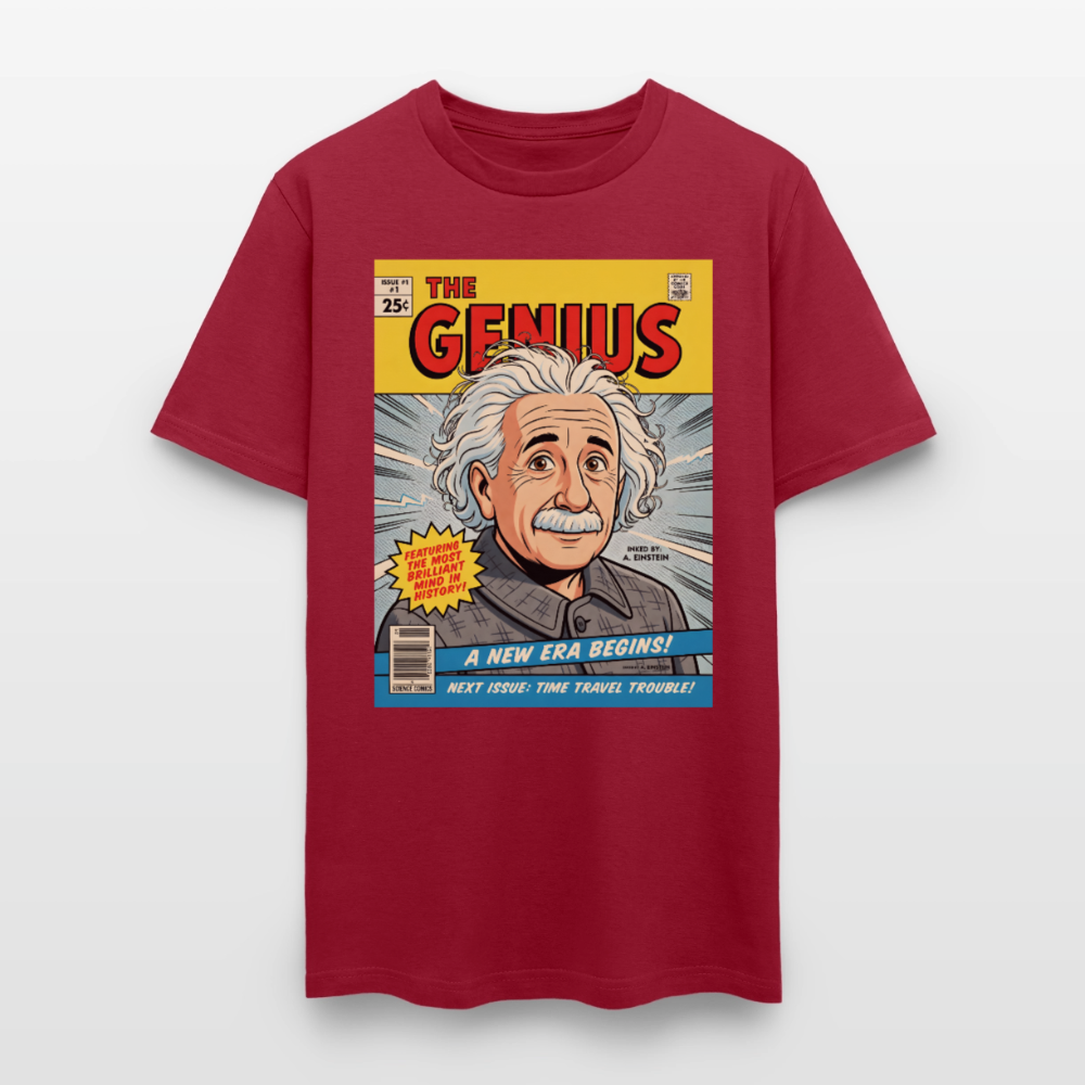 Albert Einstein #2 - true red
