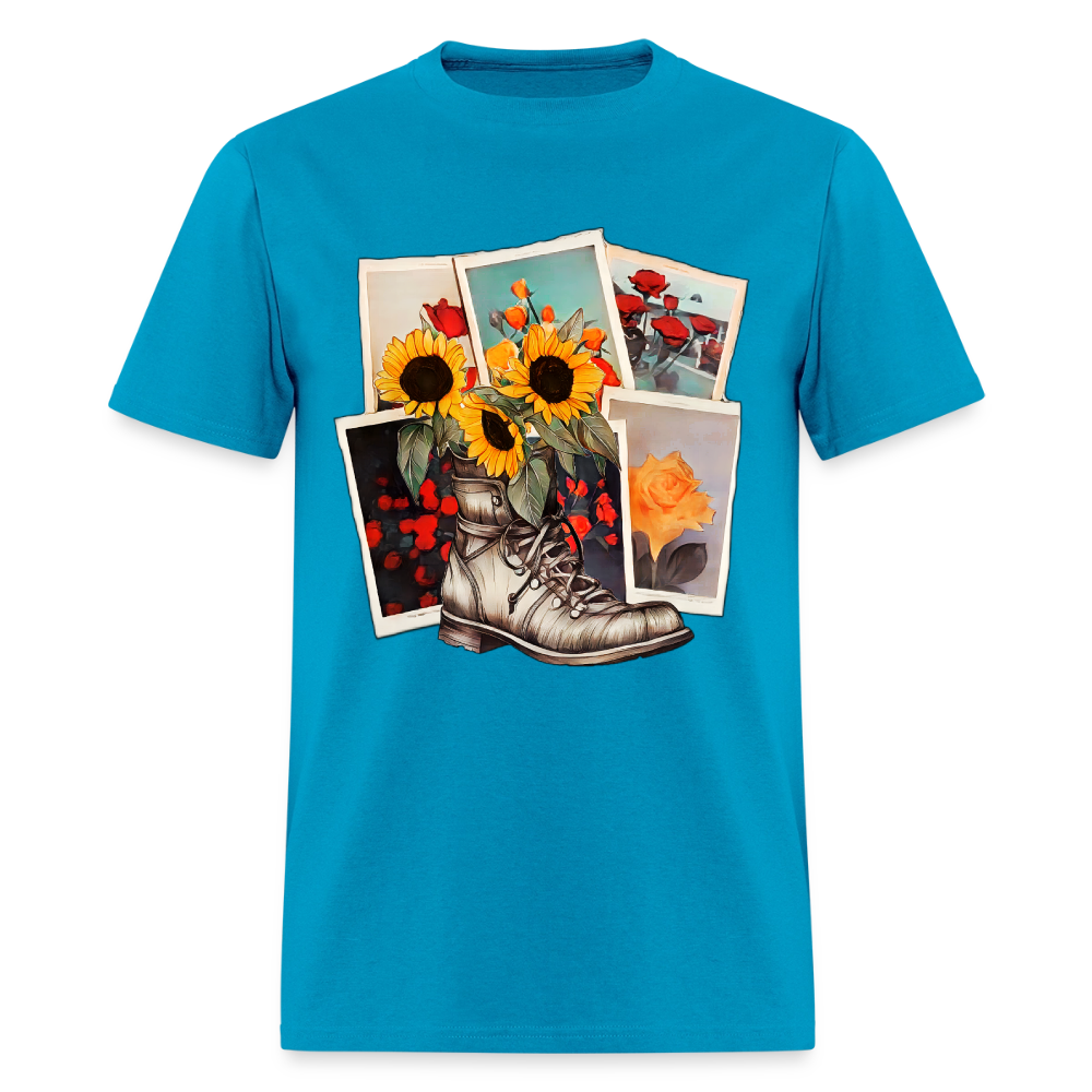 Flowers #2 - turquoise