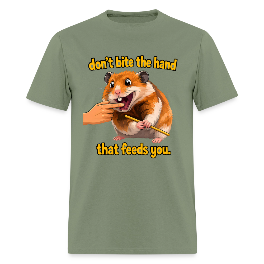 Don't Bite The Hand - military green