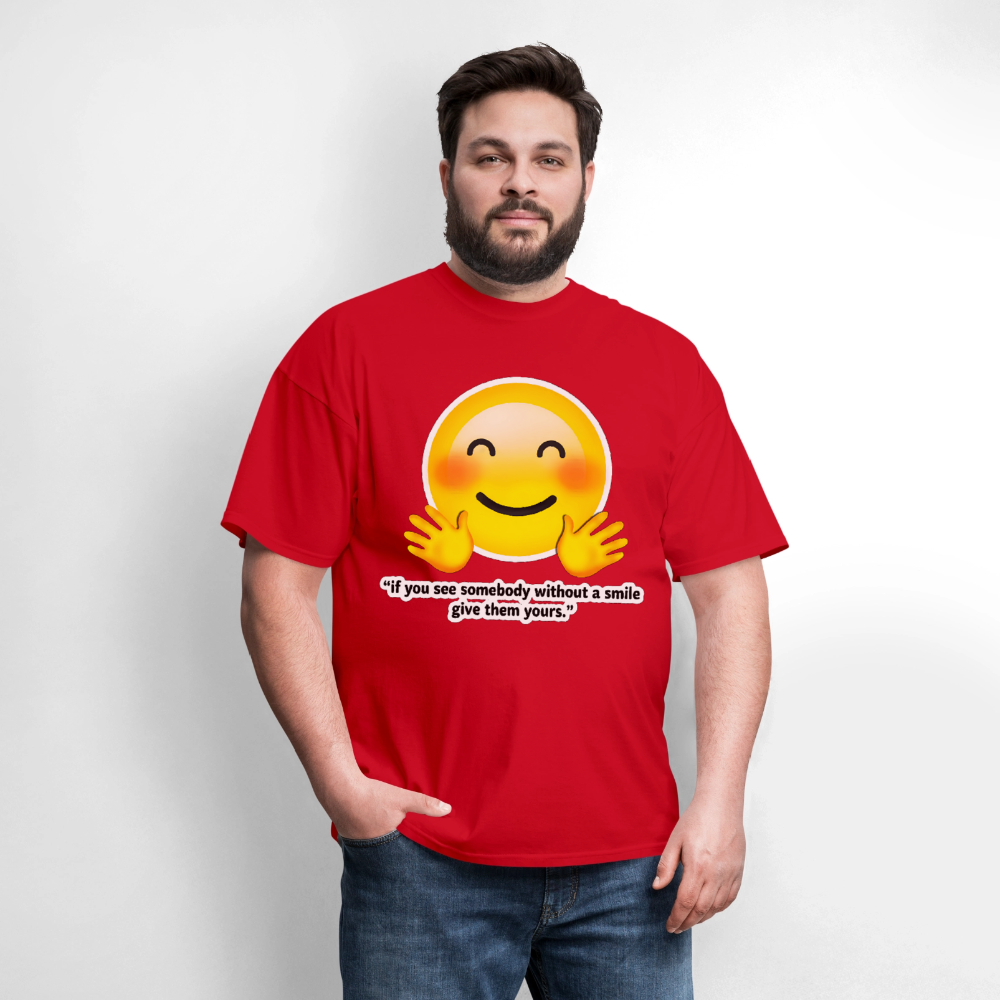Give a smile - red