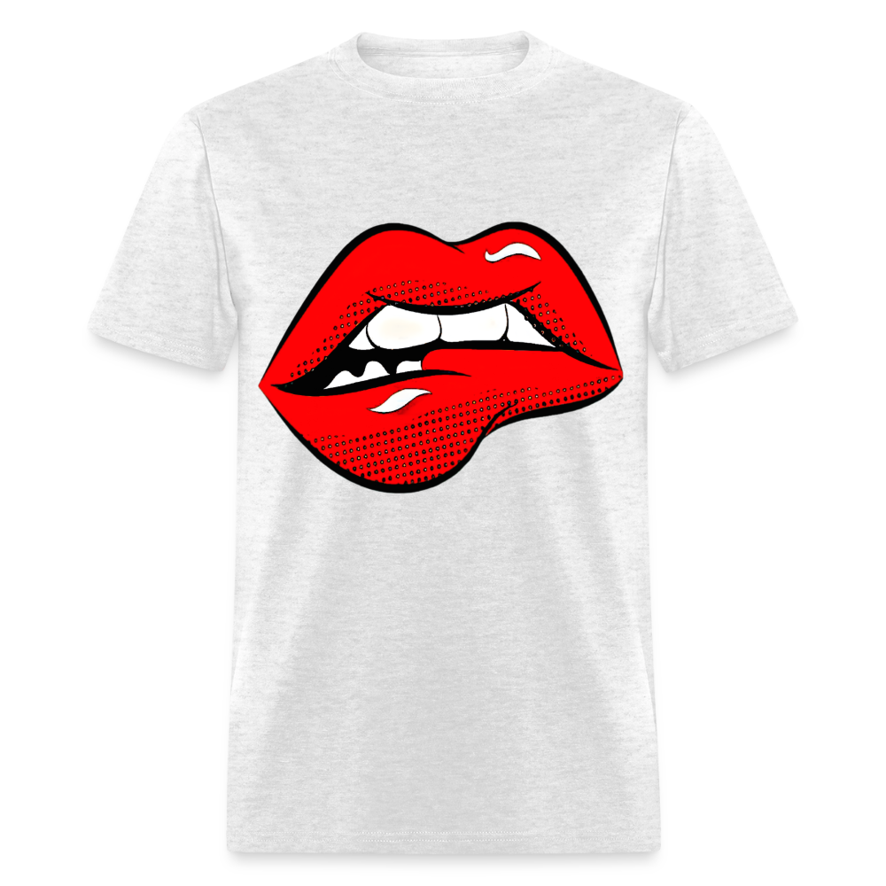 Lips - light heather gray