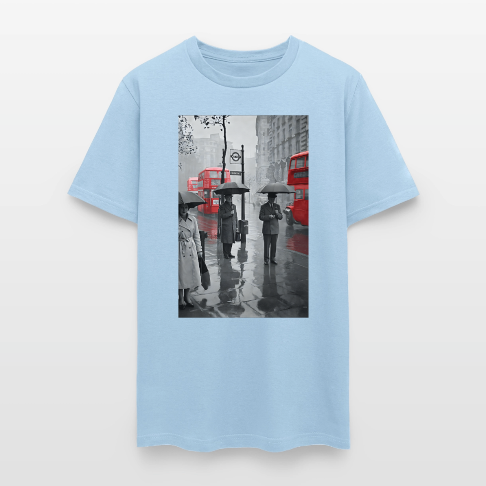 Buses of London - powder blue
