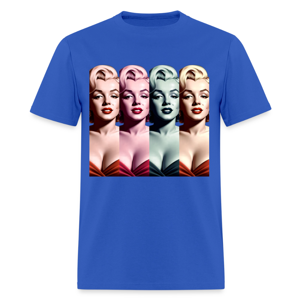Marilyn Monroe - royal blue