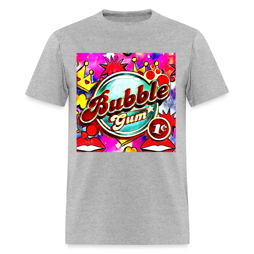 Bubblegum - heather gray
