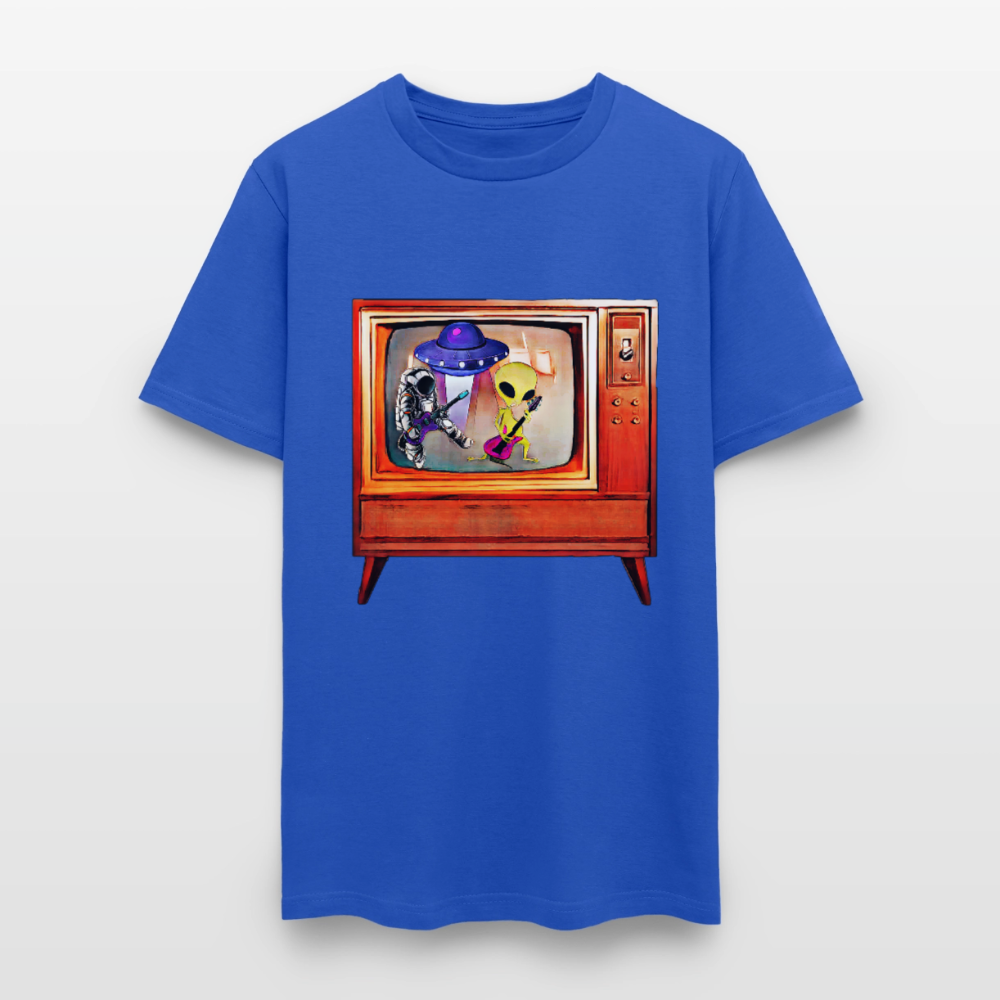 Rocking Astronaut and Alien #2 - royal blue