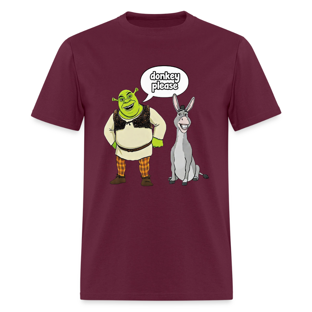 Donkey Please Shrek - burgundy