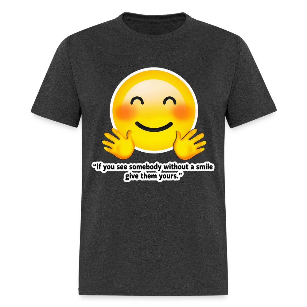 Give a smile - heather black