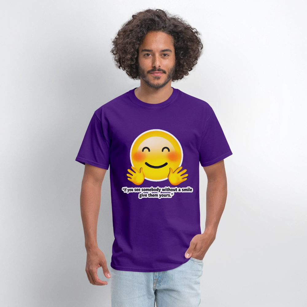 Give a smile - purple