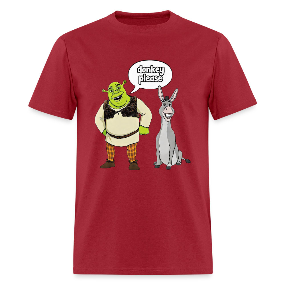 Donkey Please Shrek - true red