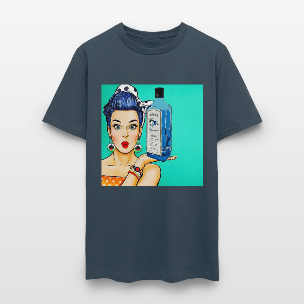 Retro Woman - blue dusk