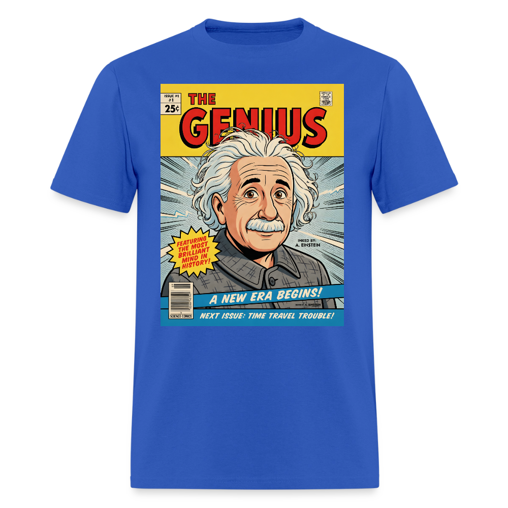 Albert Einstein #2 - royal blue