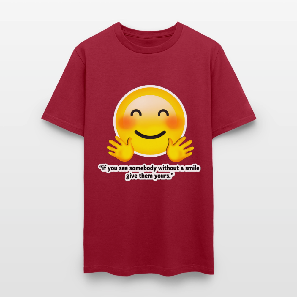 Give a smile - true red