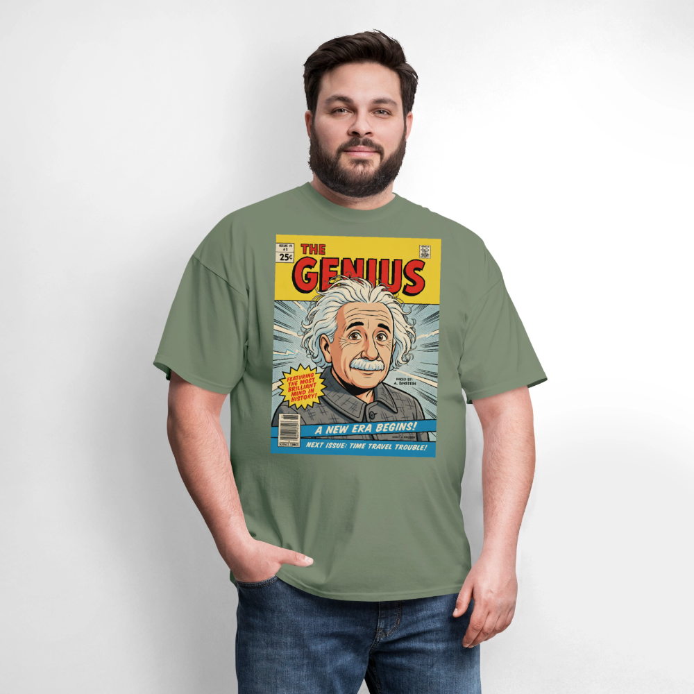 Albert Einstein #2 - military green