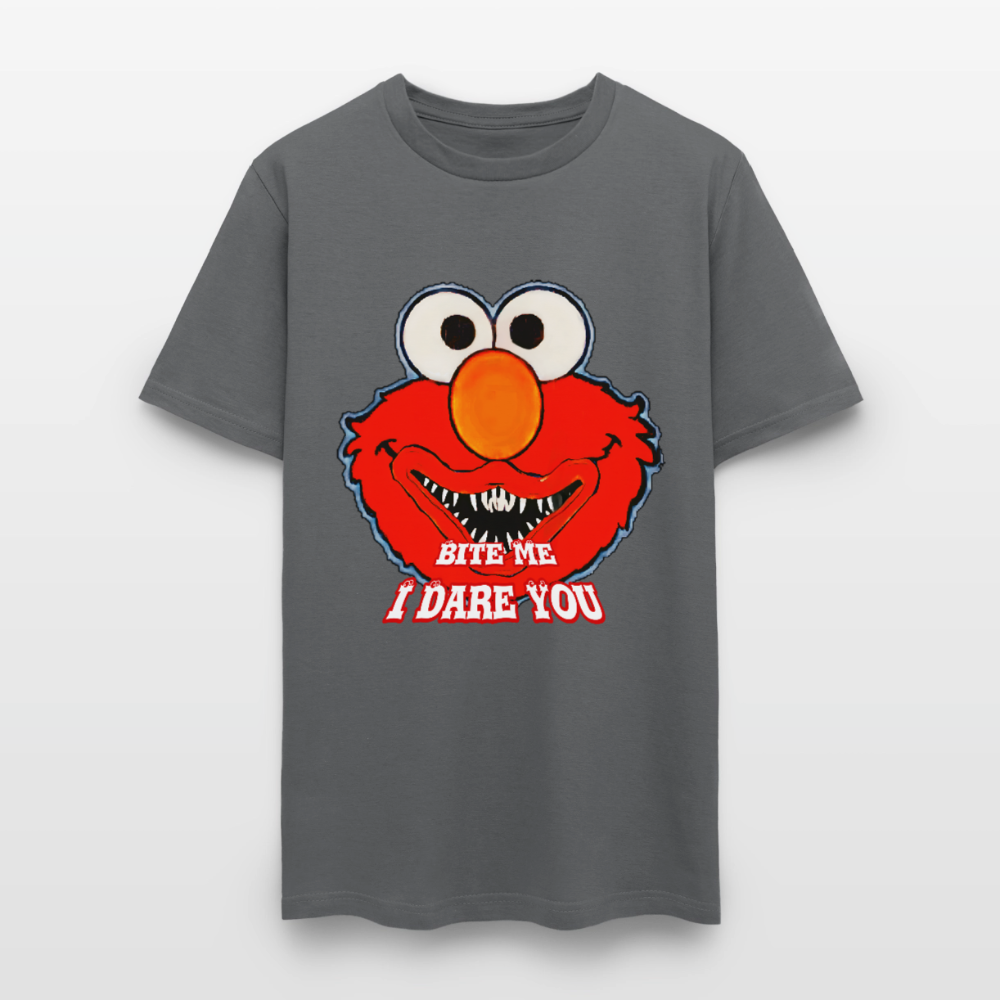 Bite Me Elmo - charcoal