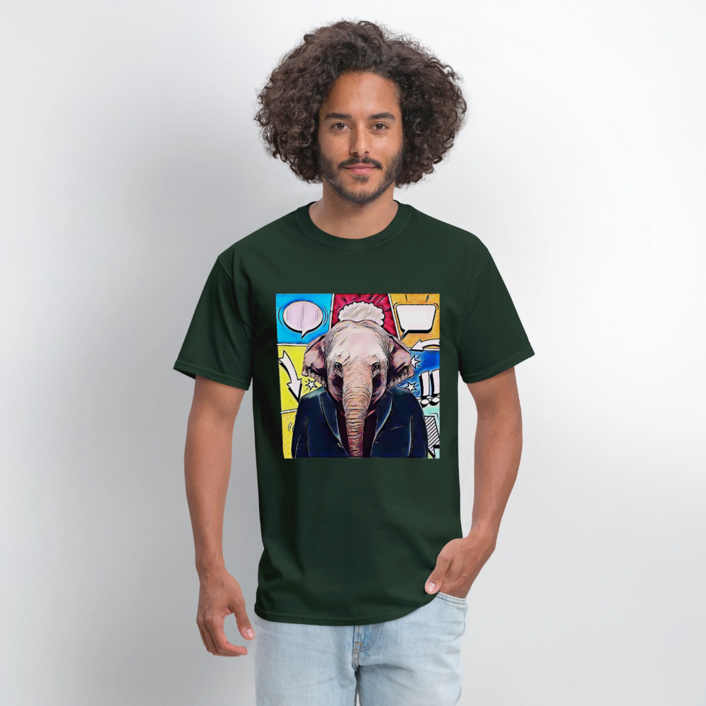 Elephant Party - forest green