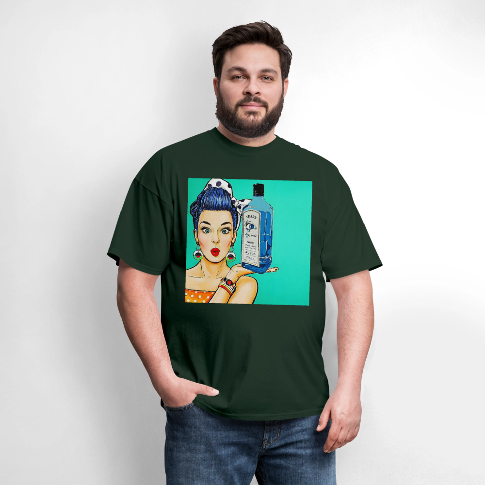 Retro Woman - forest green