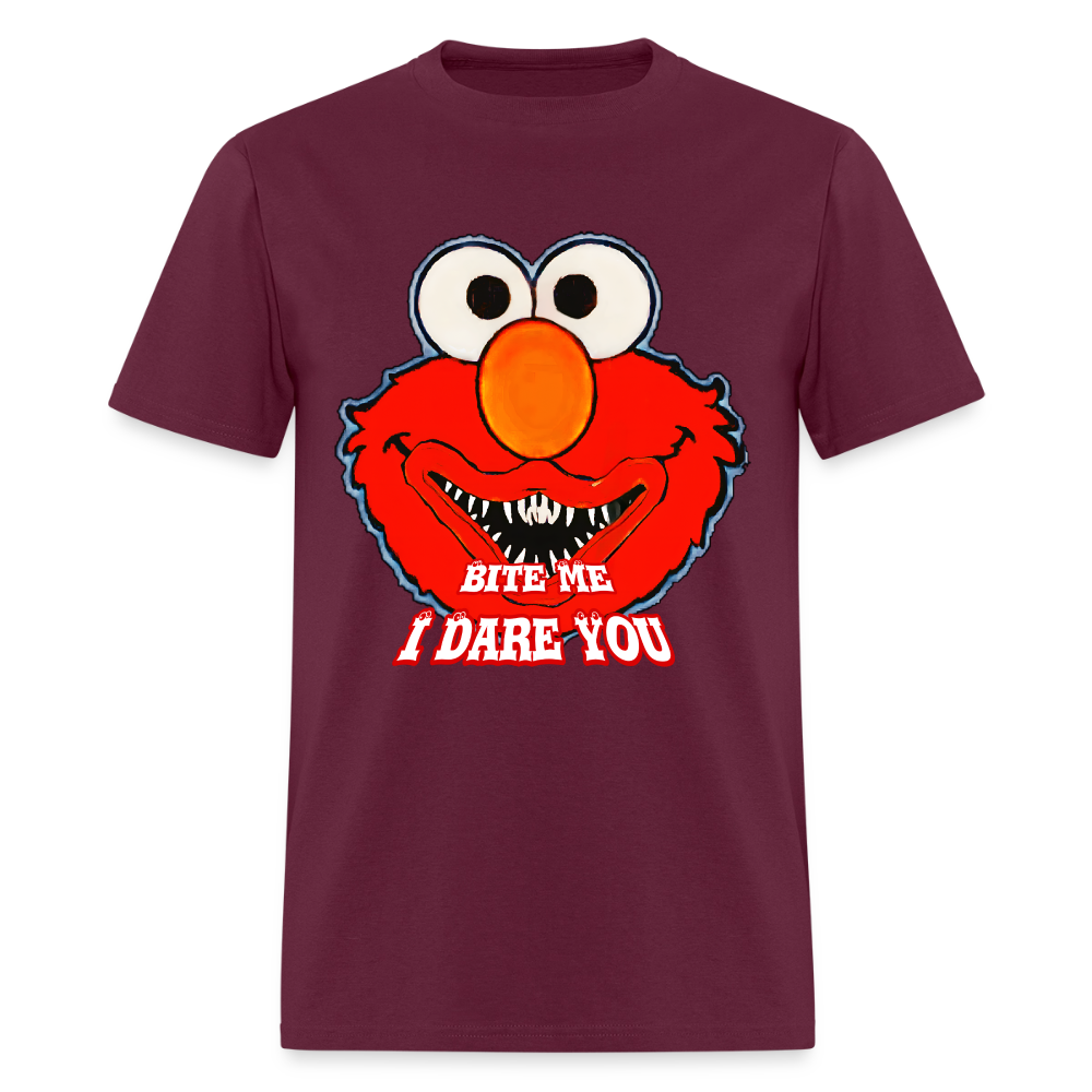Bite Me Elmo - burgundy