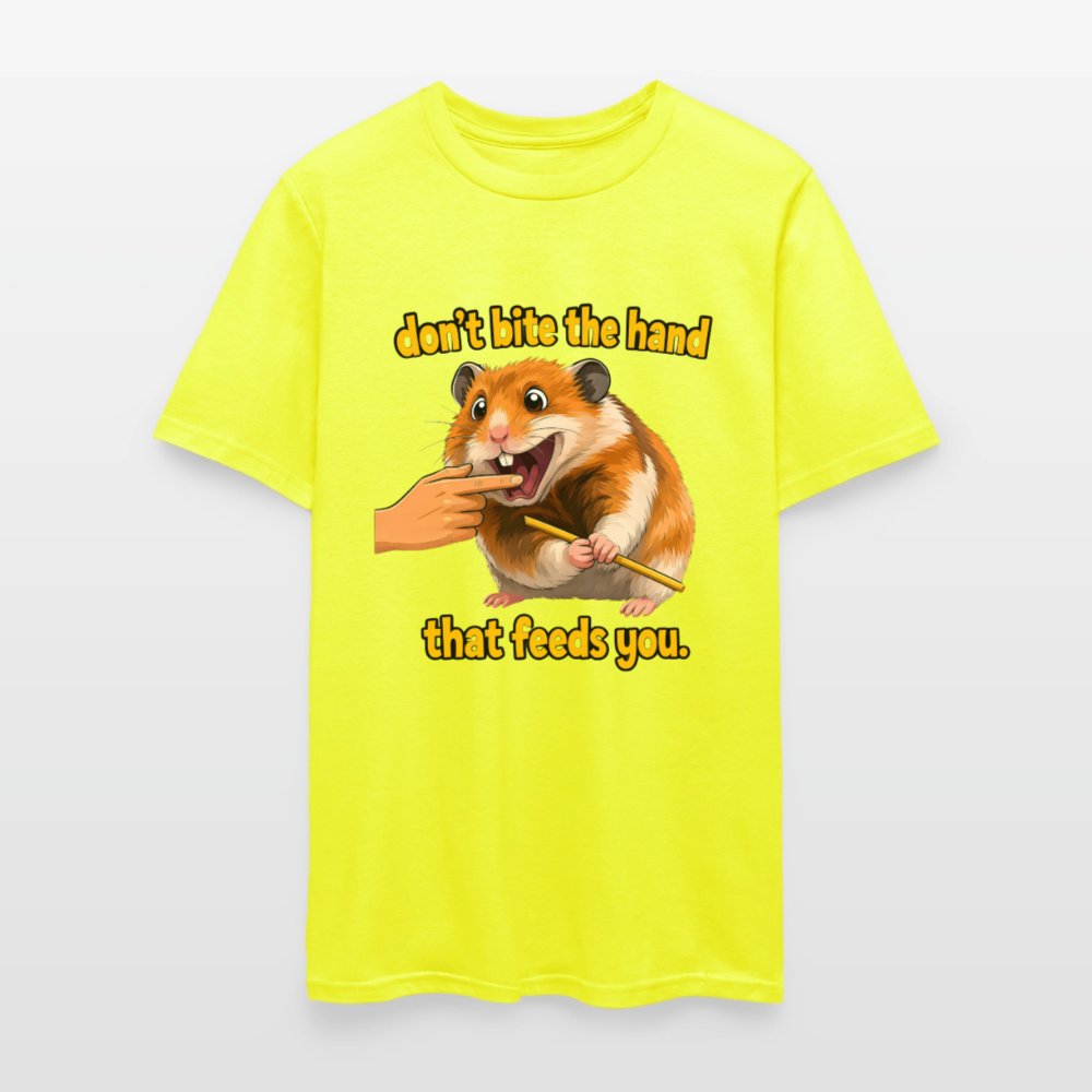 Don't Bite The Hand - safety green
