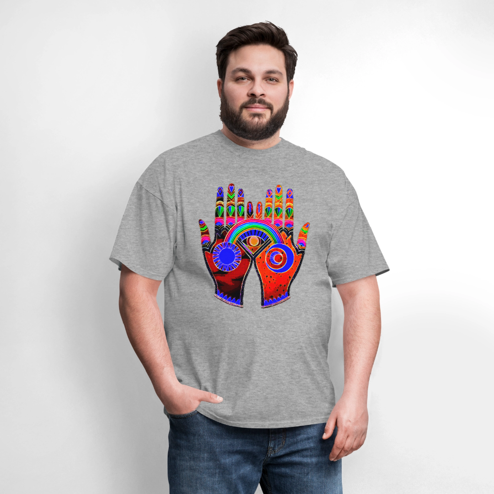 Open Hands - heather gray