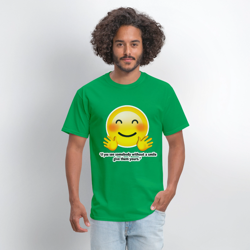 Give a smile - bright green