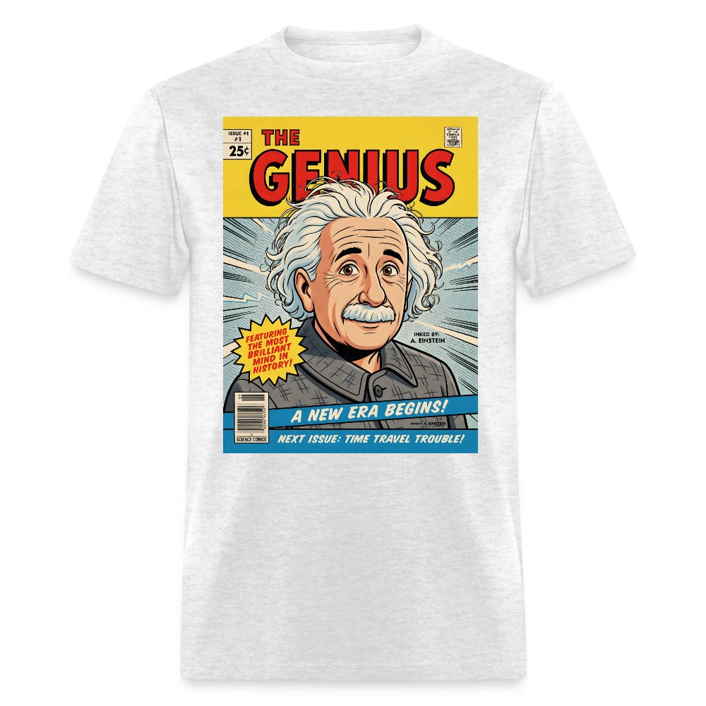 Albert Einstein #2 - light heather gray