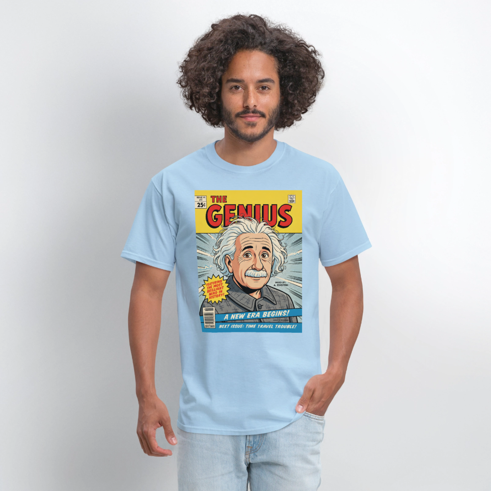 Albert Einstein #2 - powder blue