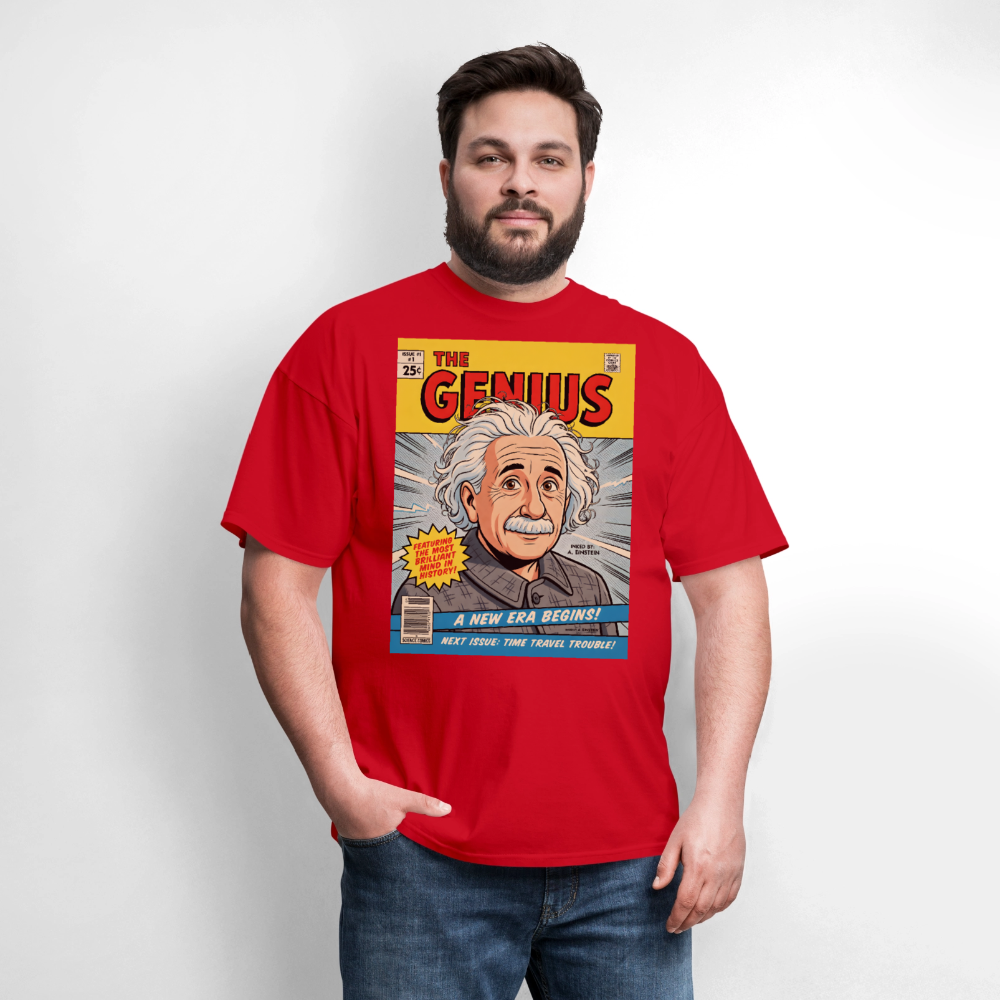 Albert Einstein #2 - red