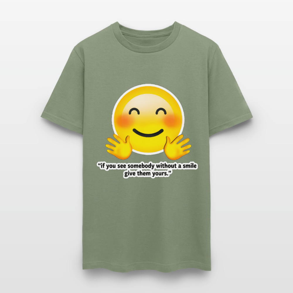 Give a smile - military green