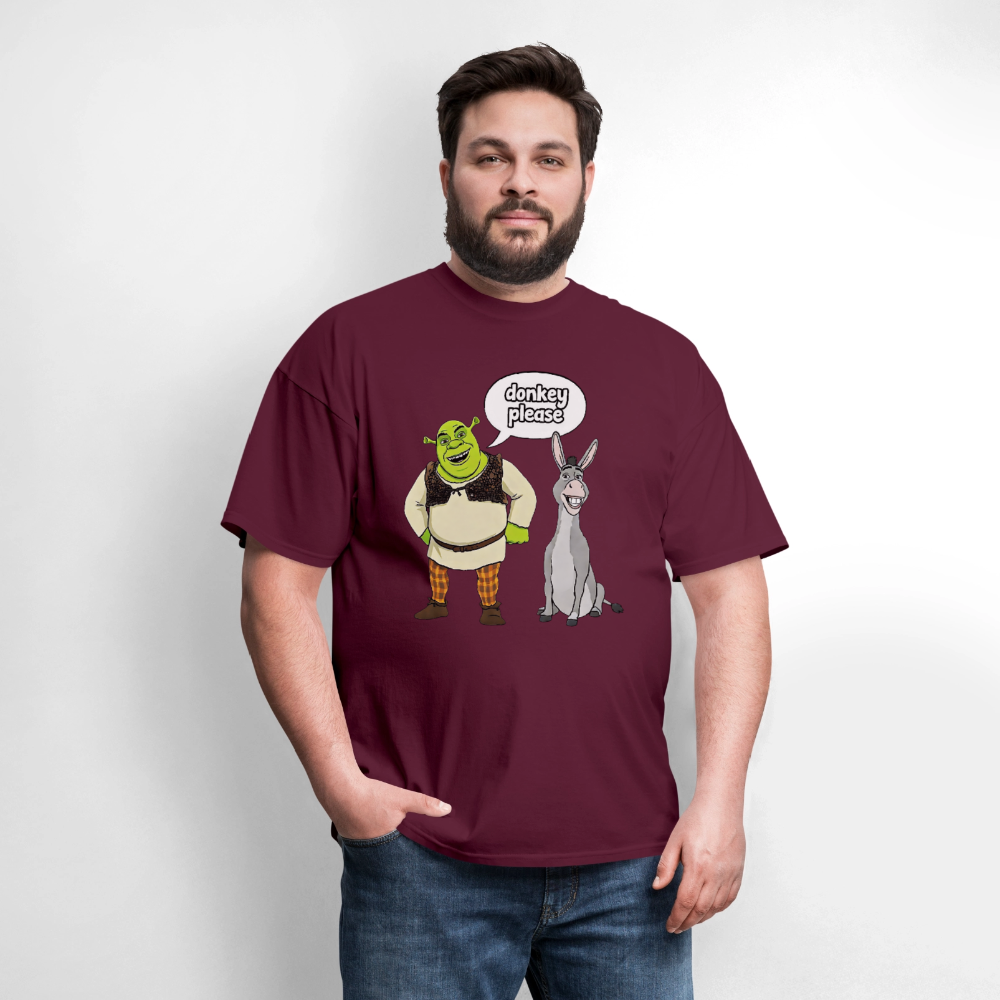 Donkey Please Shrek - burgundy