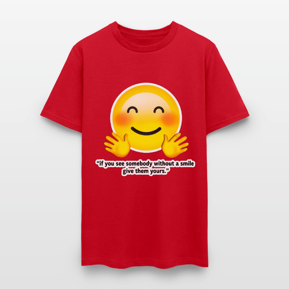 Give a smile - red