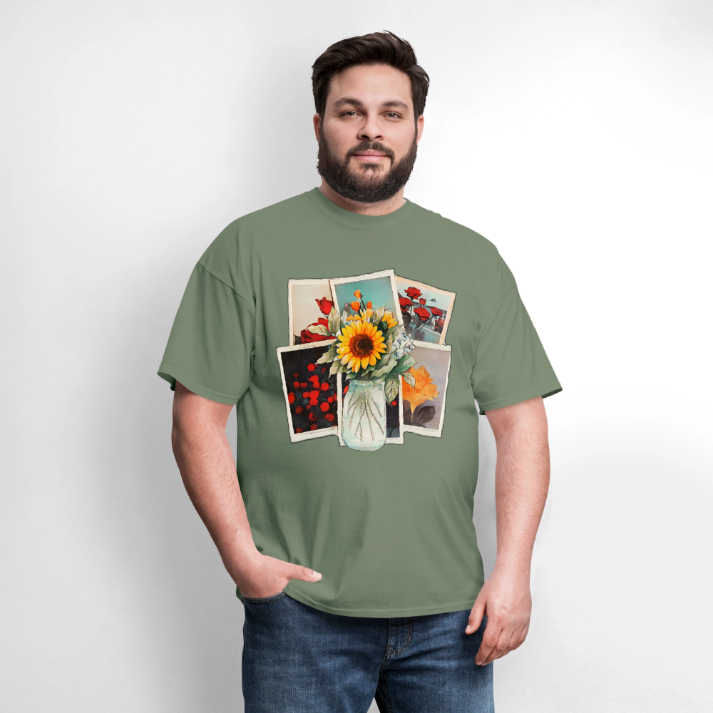 Flowers - military green