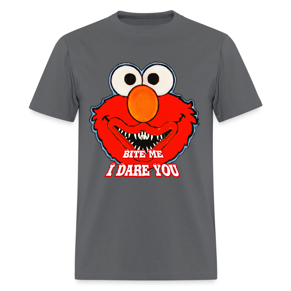 Bite Me Elmo - charcoal
