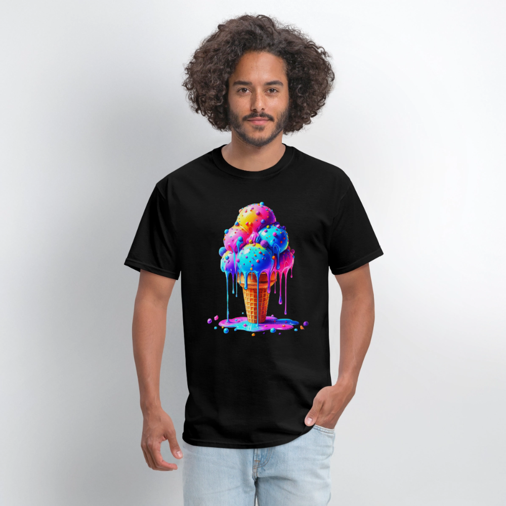 Melting Rainbow - black