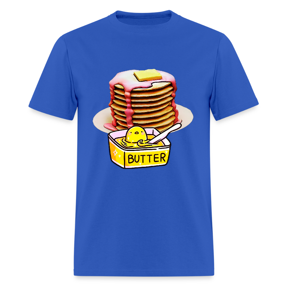 Pancakes and Butter - royal blue