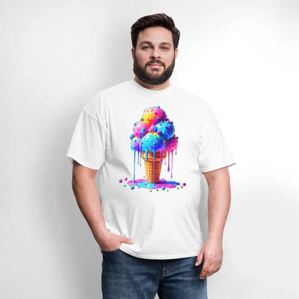 Melting Rainbow - white