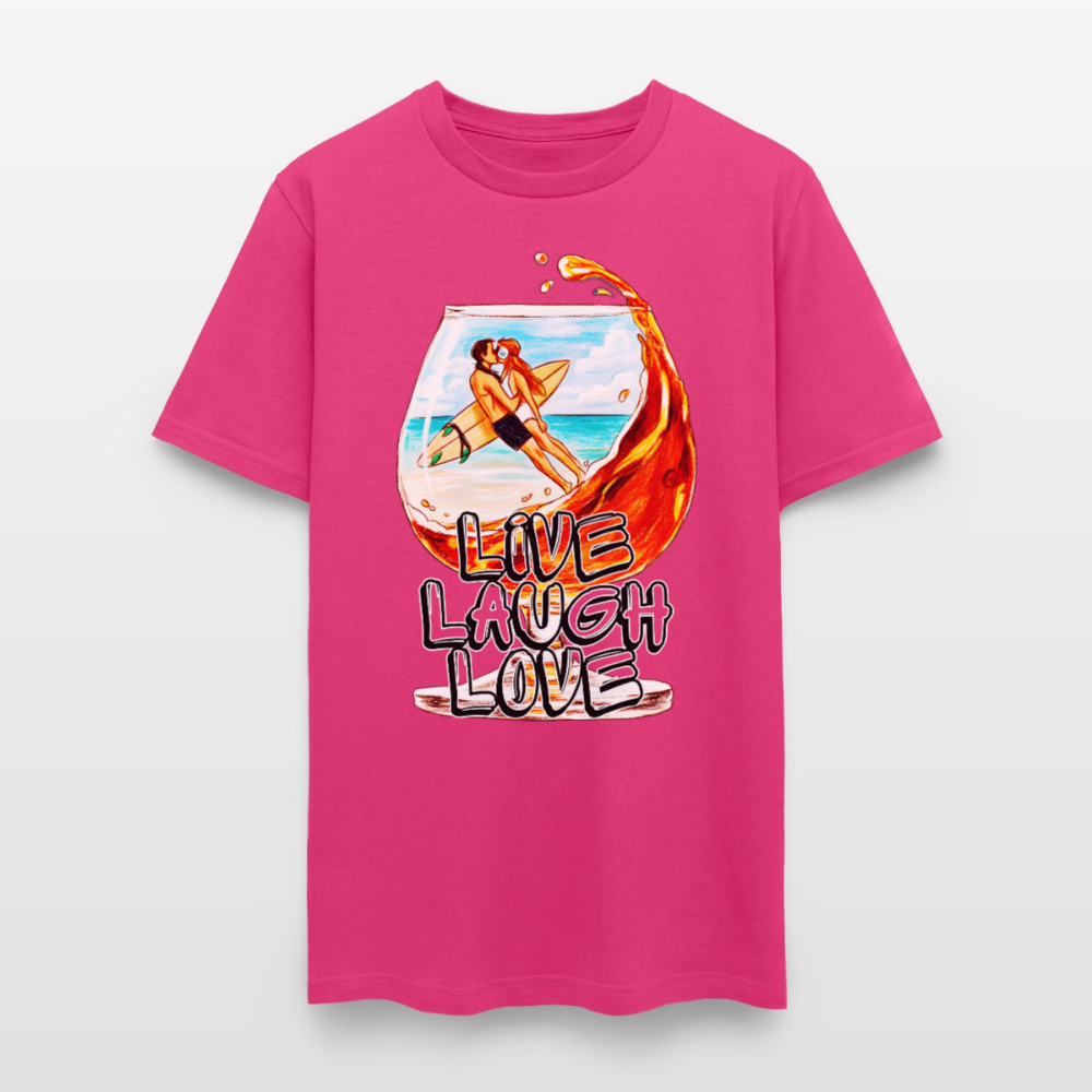 Live, Laugh, Love - fuchsia