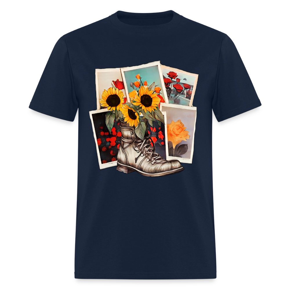 Flowers #2 - navy