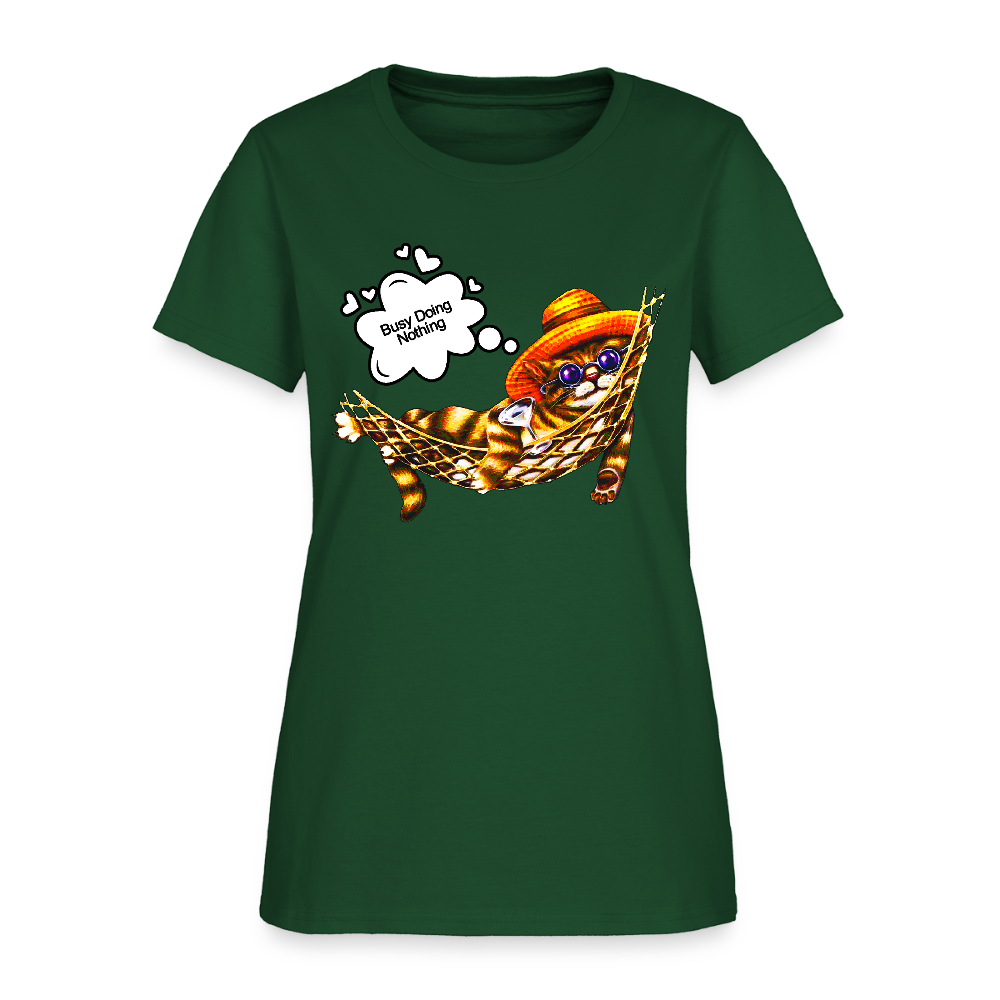 Busy Doing Nothing - forest green