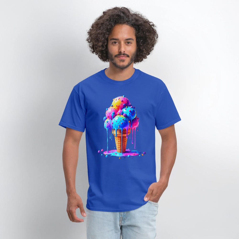 Melting Rainbow - royal blue