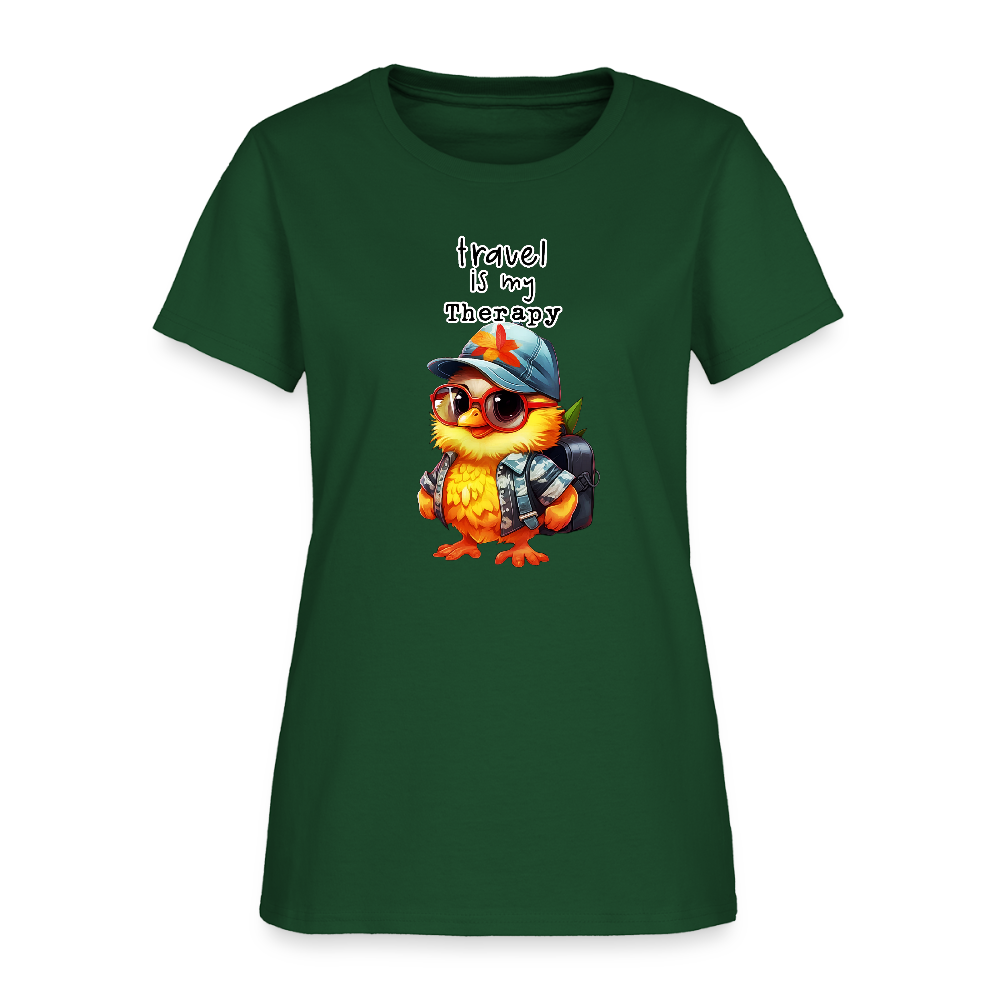 Travel Is My Therapy - forest green