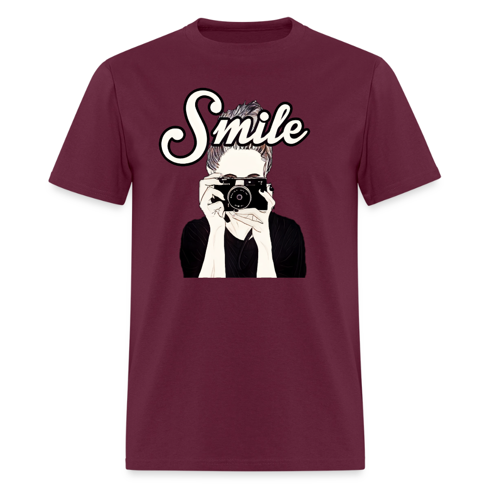 Smile - burgundy