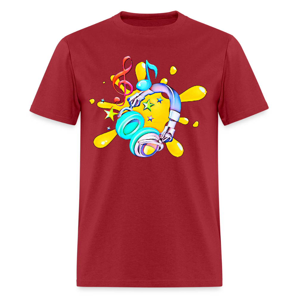 Splash of Music - dark red