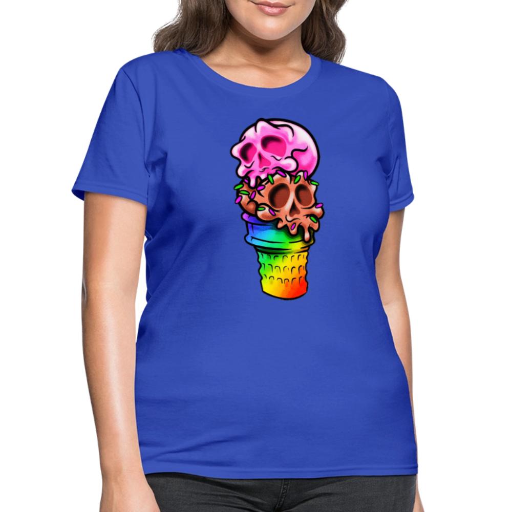 Cone Skull - royal blue