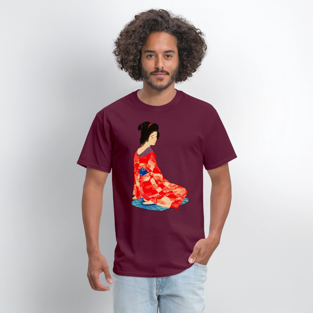 Geisha - burgundy