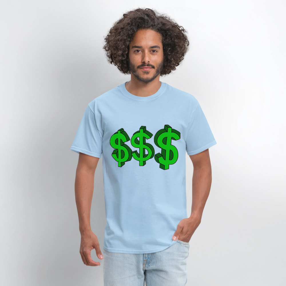 Dollar Sign - powder blue
