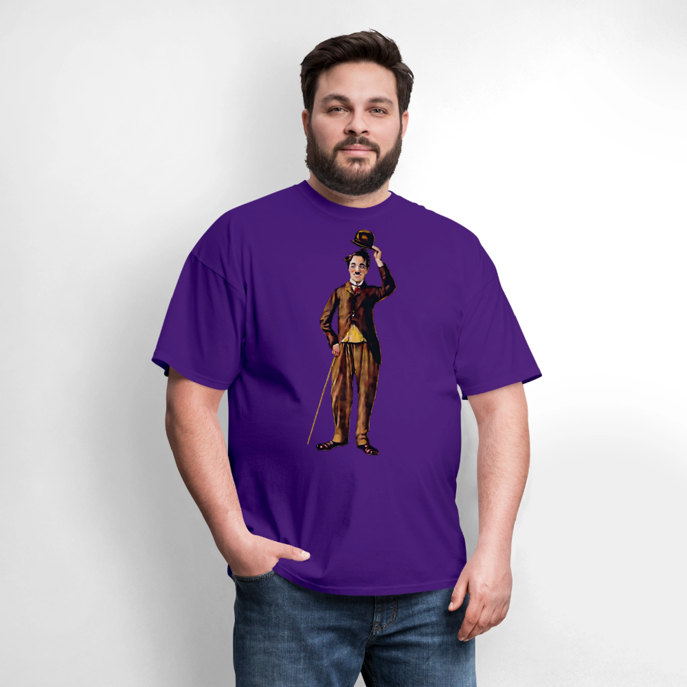 Charlie Chaplin - purple