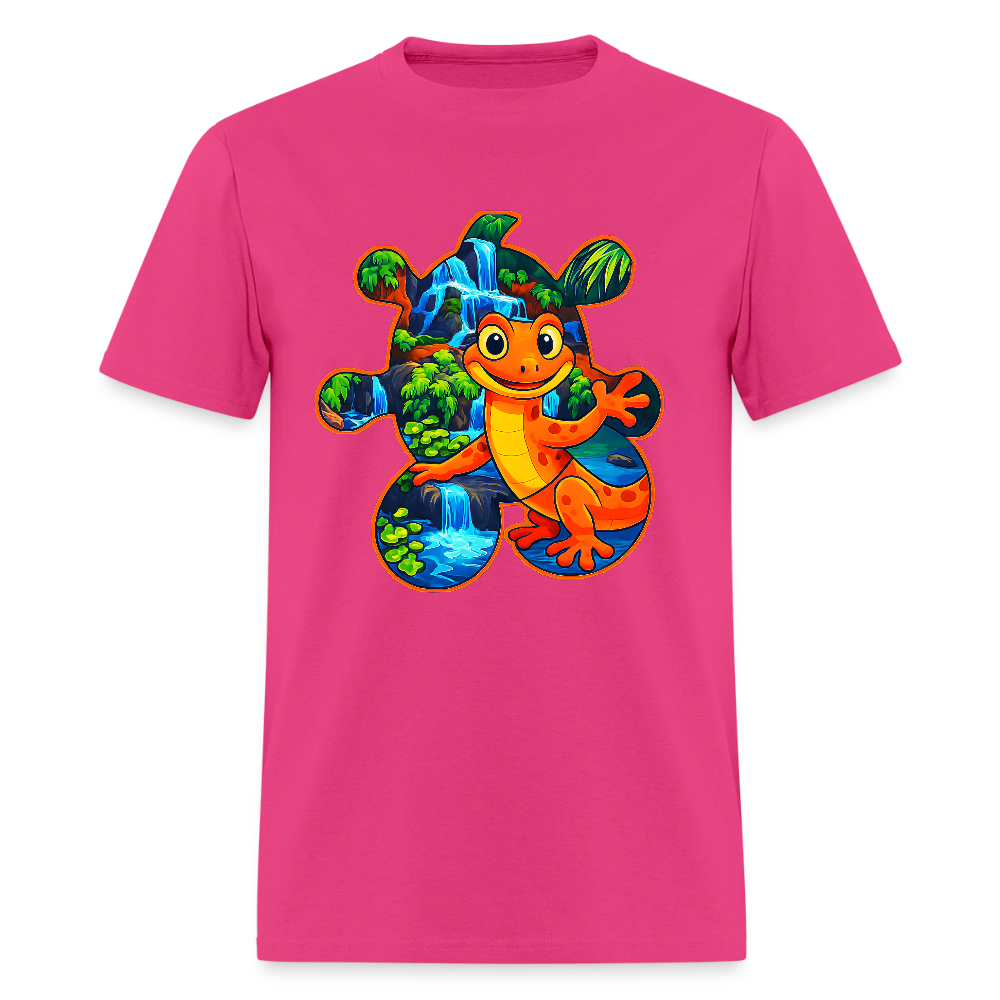 Lizard Power - fuchsia