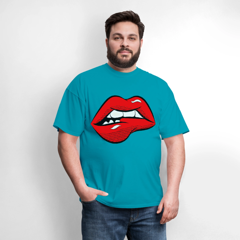 Lips - turquoise