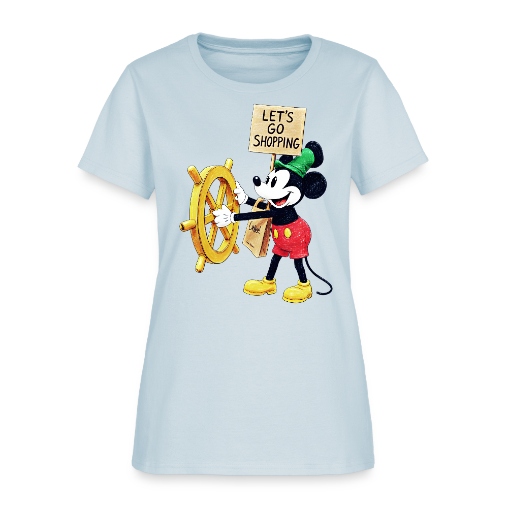 Let's Go Shopping - light blue